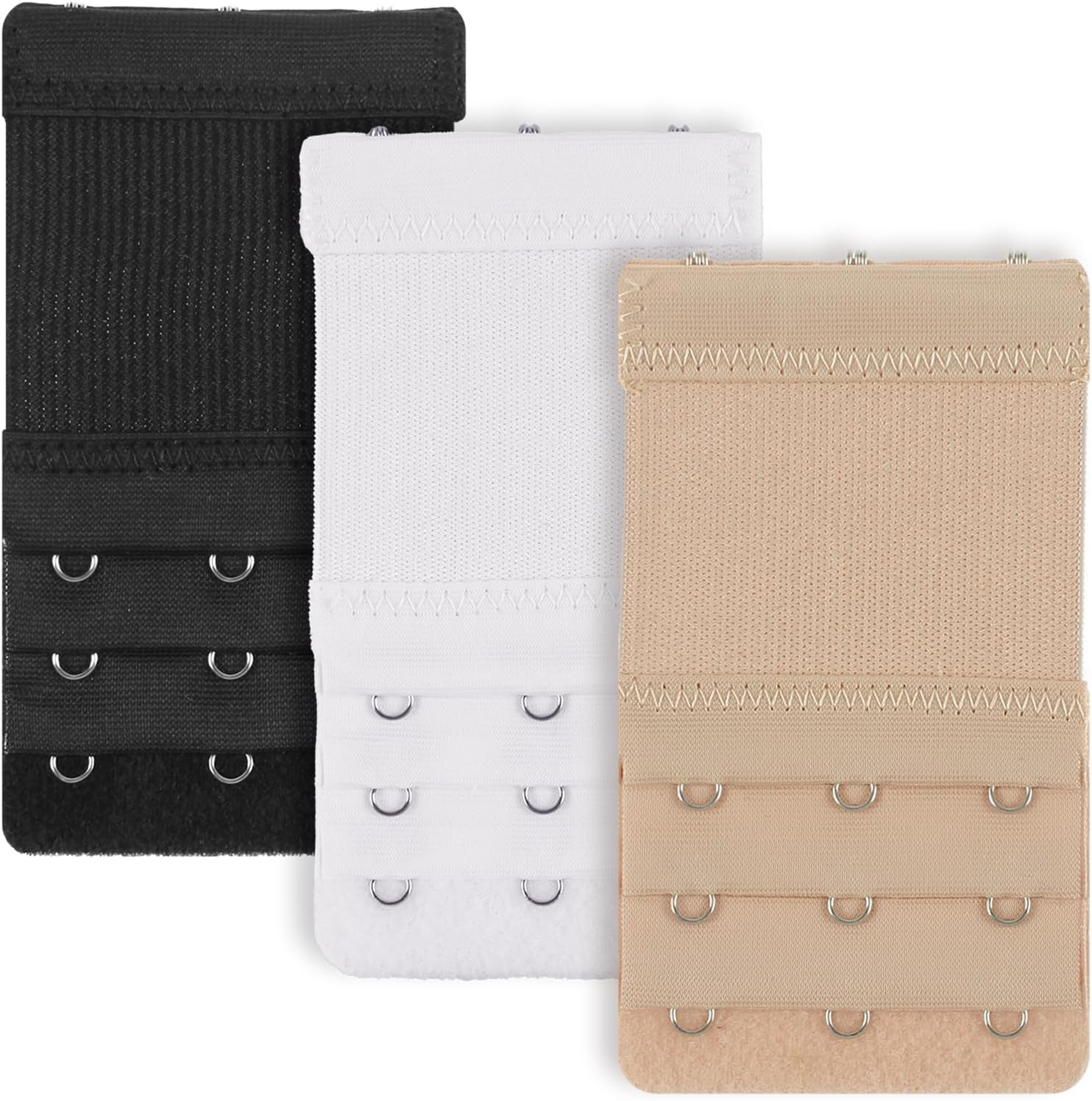 Bra Extender,H HOME-MART Women'S Bra Extender 3 Rows 2 Hooks 3 Hooks 4 Hooks 5 Hooks Bra Extension Strap Soft and Comfortable