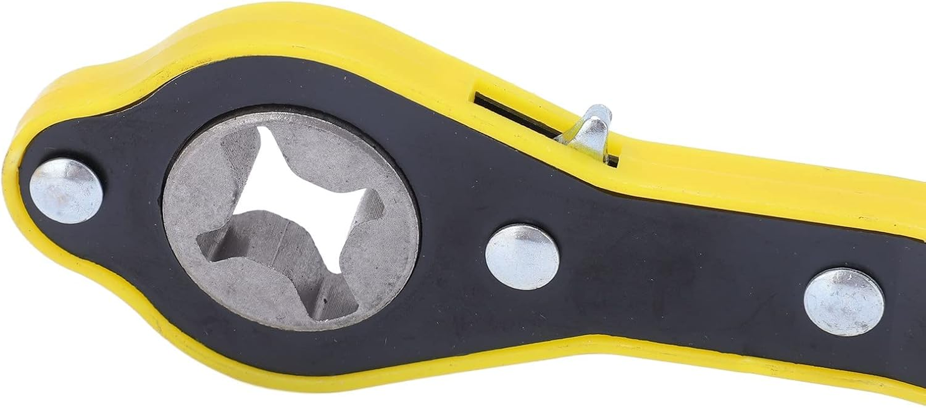 Repair Ratchet Spanners, Labor Saving Ratchet Spanner Longer Handle Car Jack Spanner High Carbon Steel Car Jack Spanner Used for Removing and Repairing Wheels and Tyres image number 2