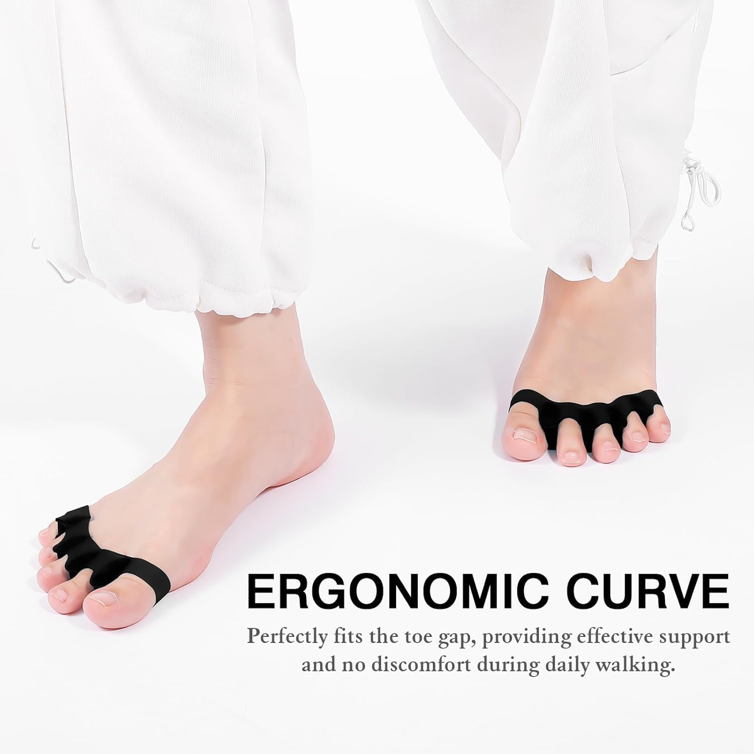 2Pcs Toe Separators for Women &ndash; Big Toe Alignment and Foot Comfort image number 3