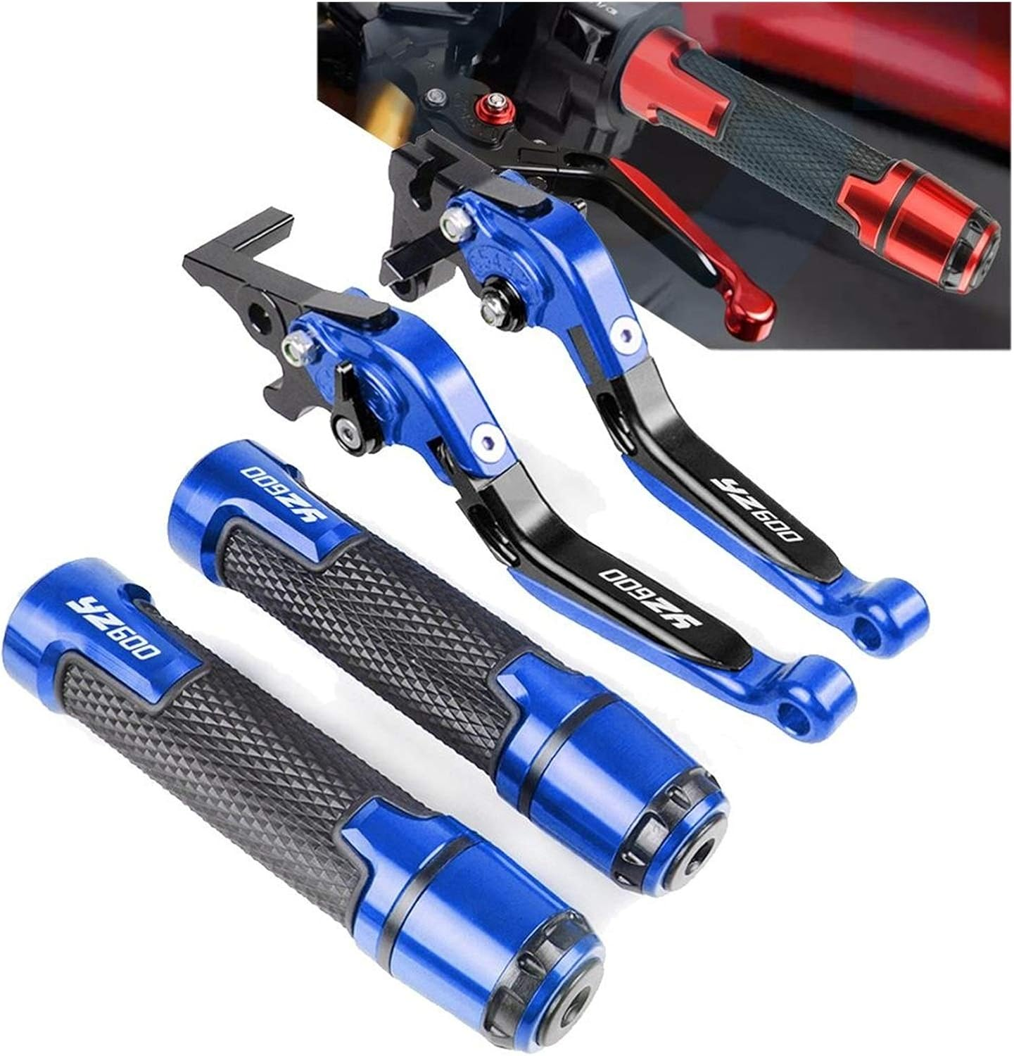 Motorbike Brake Clutch Lever for Ya-M&Aha Thundercat Yzf600R 1995-2008 2007 2006 2005 2004 2003 2002 2001 2000 Motorcycle Brake Clutch Lever Handle Grips (Color : 17) image number 1