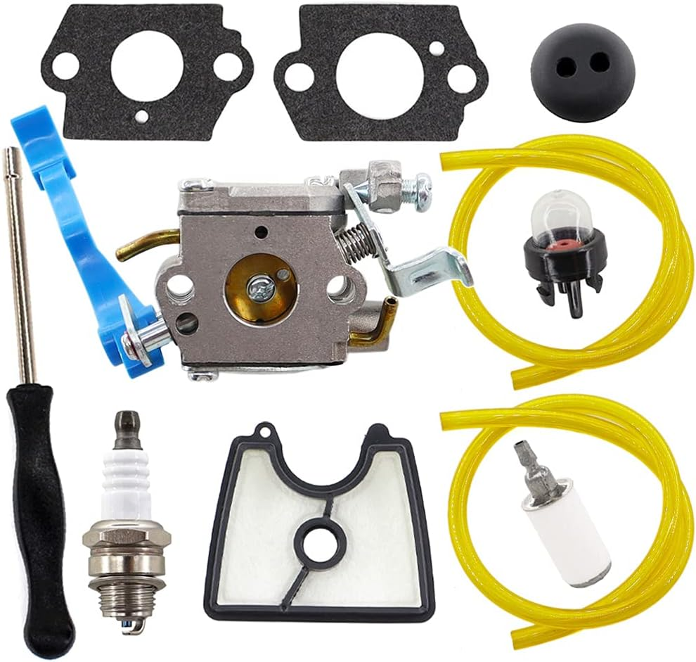 HURI Carburetor for Husqvarna 125B 125BX 125BVX Leaf Blower Zama C1Q-W37 545 08 18-11, 545081811/581798001 Carburettor AU image number 4