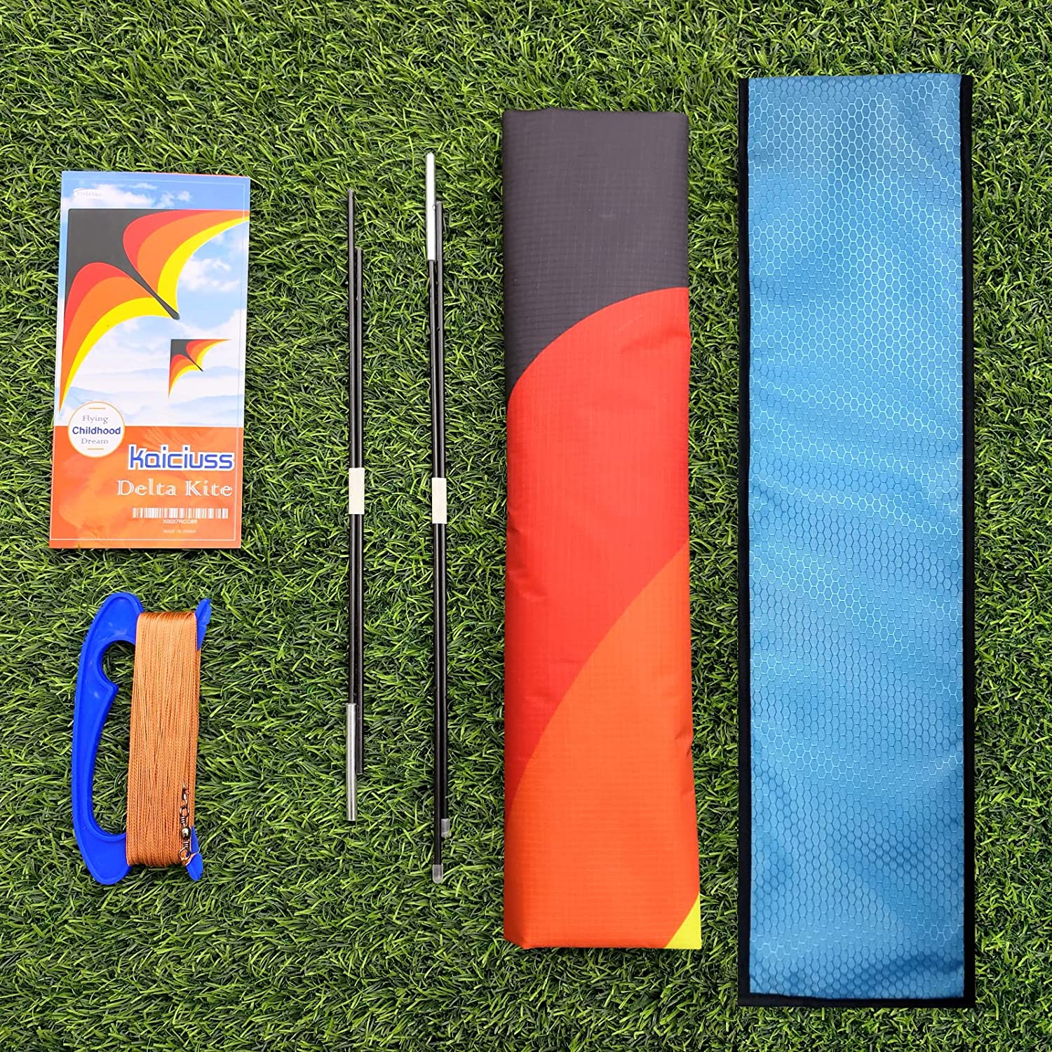 Delta Kite for Kids & Adults Easy to Fly Large, Sing Line Beach Kite for Beginners, Easy Flying Kite for Boys & Girls image number 3