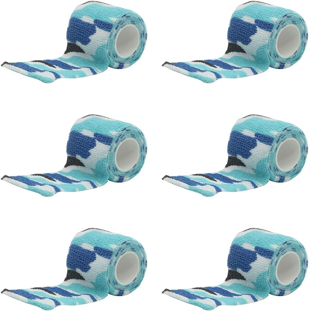 AIMALL Camouflage Self - Adhesive Elastic Bandage Set, 5Cm Width, 4.5M Length, Outdoor Sports Protection, Skin - Friendly, for Wrist/Ankle Support - 1 image number 5