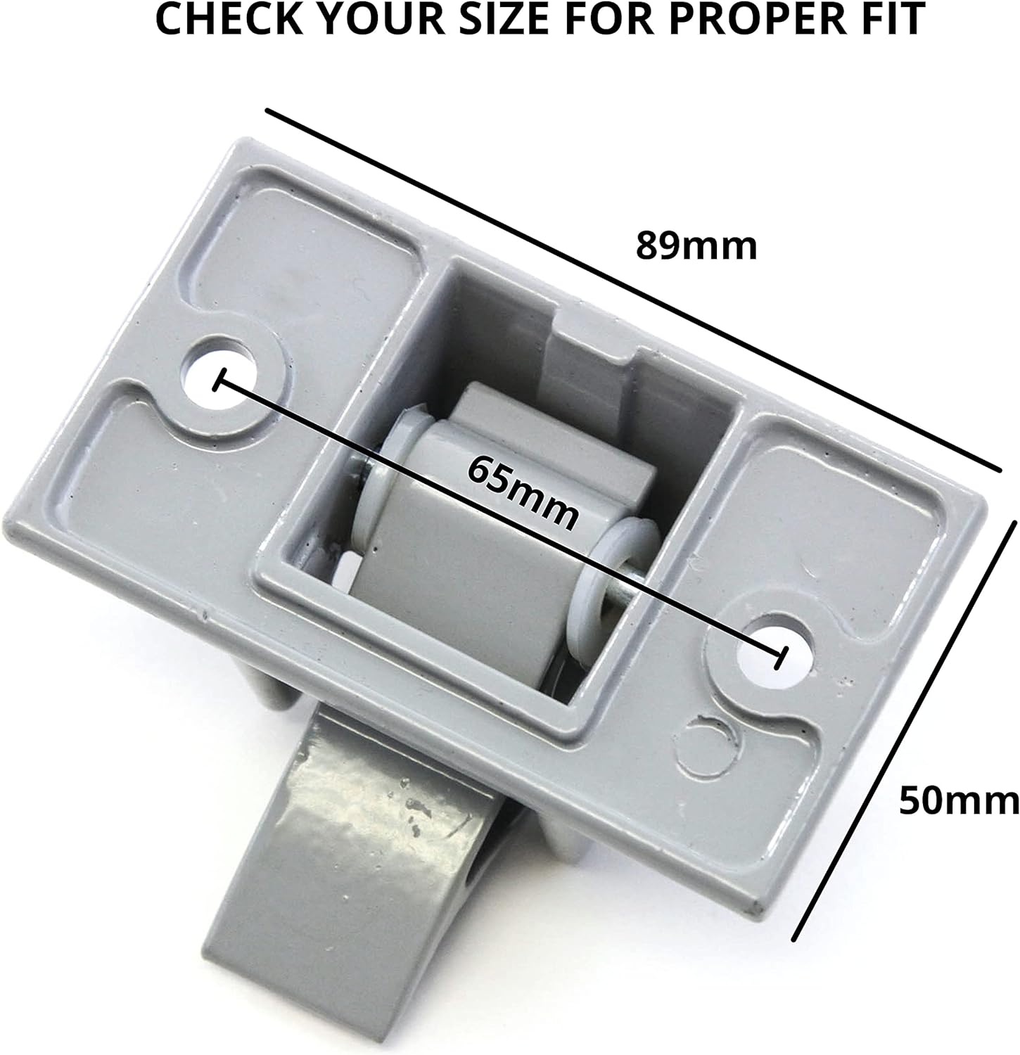 Red Hound Auto Mounting Brackets (2) Compatible with Dometic Sunchaser Lower Awning Arm Bottom Replacement Gray RV Camper Trailer image number 4
