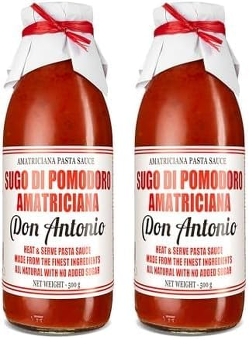 Don Antonio Amatriciana Pasta Sauce 500 G (Pack of 2)