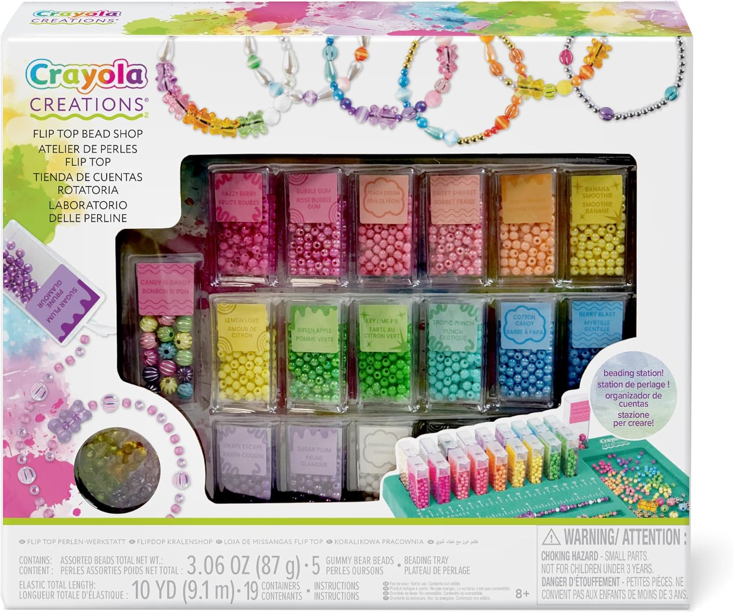 Crayola Creations Flip Top Bead Shop Craft Kit image number 3