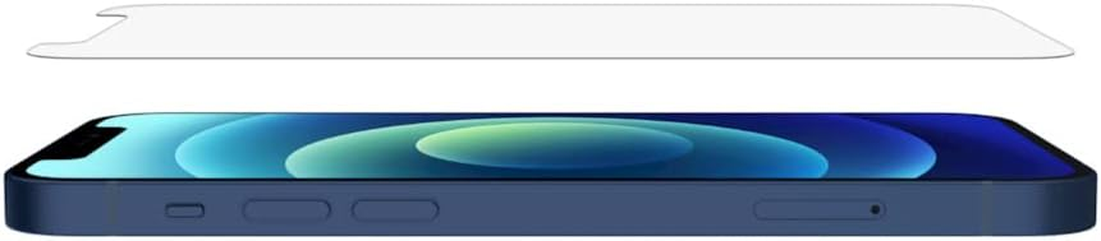 Belkin Iphone 12 Pro/Iphone 12 Screen Protector Temperedglass Anti-Microbial (Advanced Protection + Reduces Bacteria on Screen up to 99%), Clear (Ova021Zz) image number 5