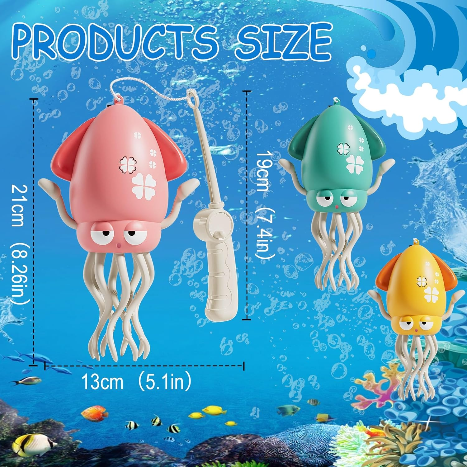 Electric Dancing Octopus Baby Toy, Crawling Octopus Tummy Time Toy with LED & Music, Rechargeable Upright＆Crawling Squid Interactive Toys, Toddlers Walking Toy for 3 4 5 6 Year Boy Girl Gifts (Pink) - Green image number 7