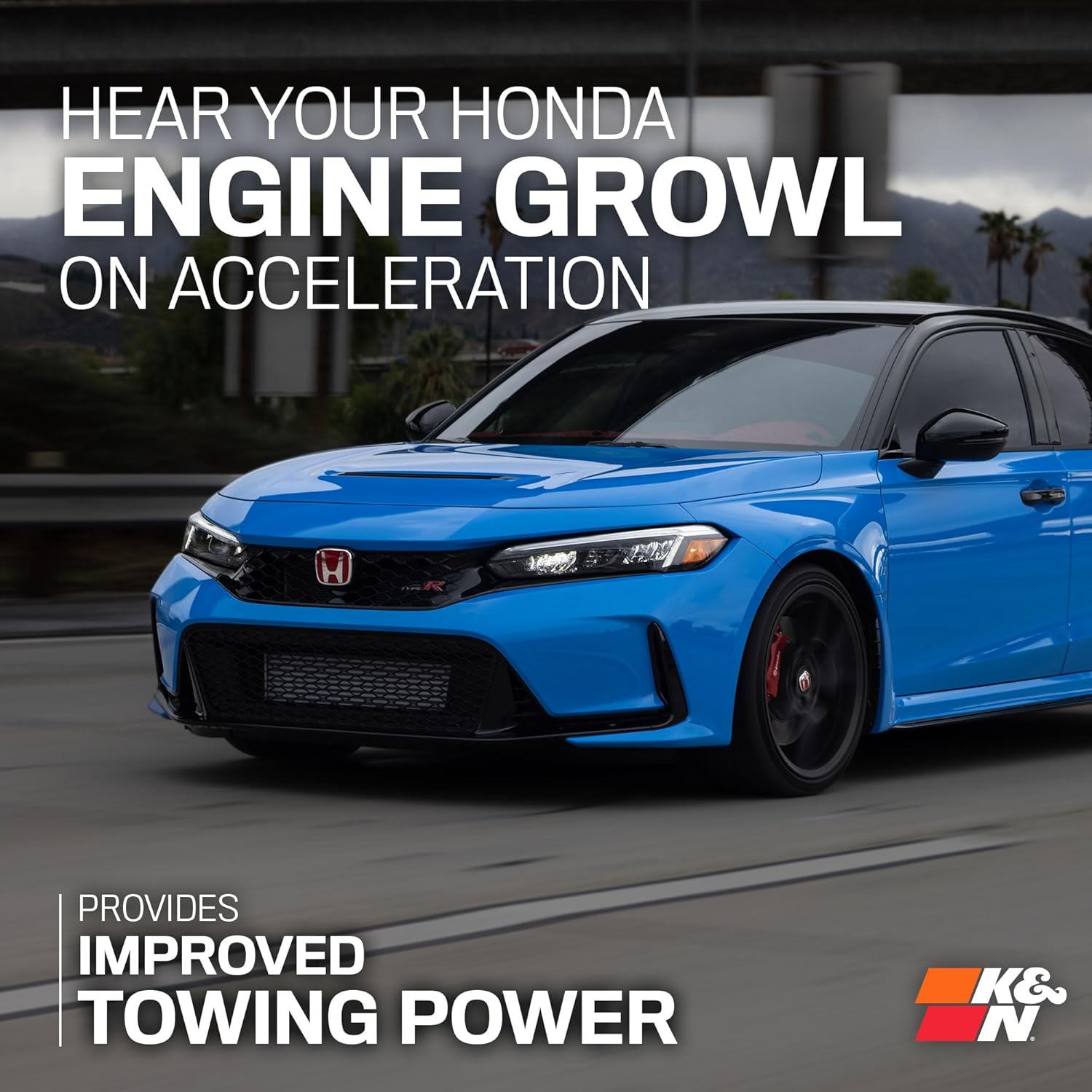 K&N 63-3516 63 Series Aircharger Performance Air Intake System Kit for 2021 Honda Civic 1.5L L4 Gas image number 2