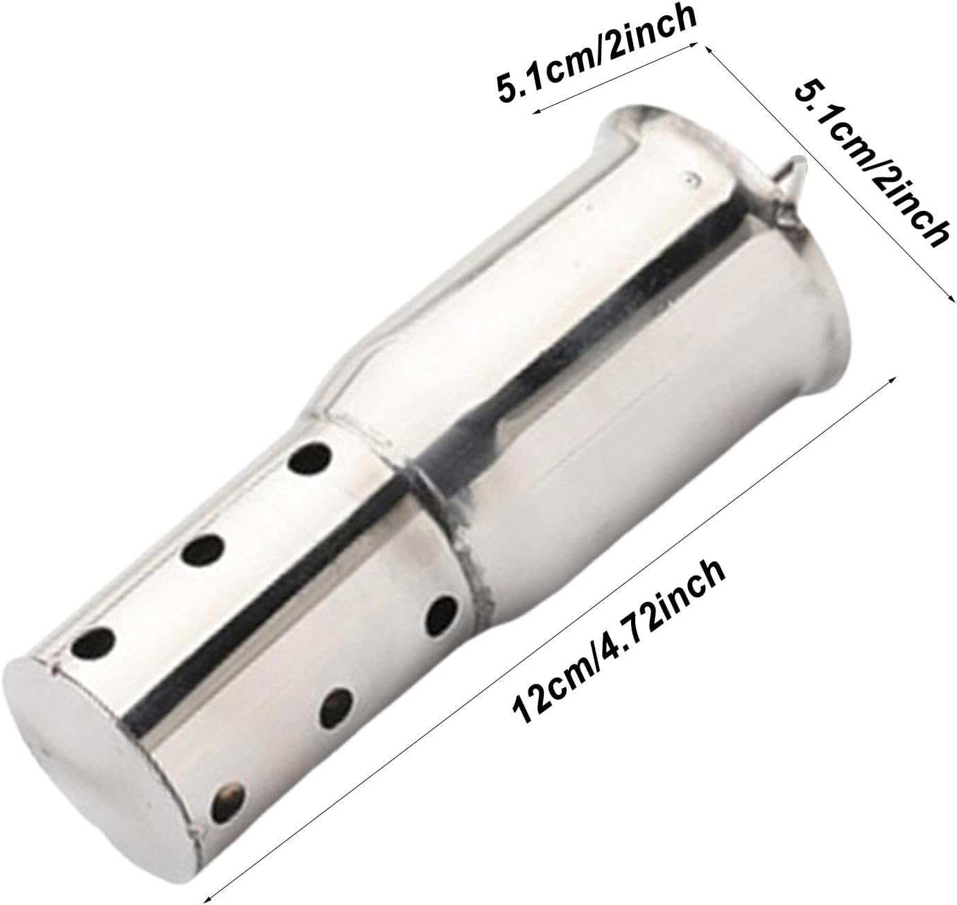 Shpuuyy Exhaust Silencer | Exhaust Muffler Silencer & Pipe Silencer | High-Performance Parts for Enhanced Engine Output, Sturdy Stainless Steel Motorcycle Accessories for Street, Motor