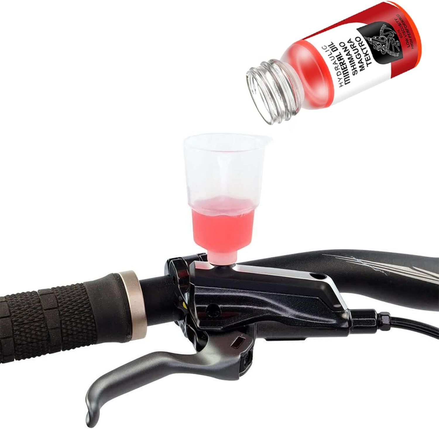 Hydraulic Mineral Oil,60Ml Disc Brake Mineral Liquid - Repair Tool Accessories, Disc Brake Lubricant for Disc Brake System - Yellow Dot Oil: Suitable For Avid Quick Coupling O image number 5