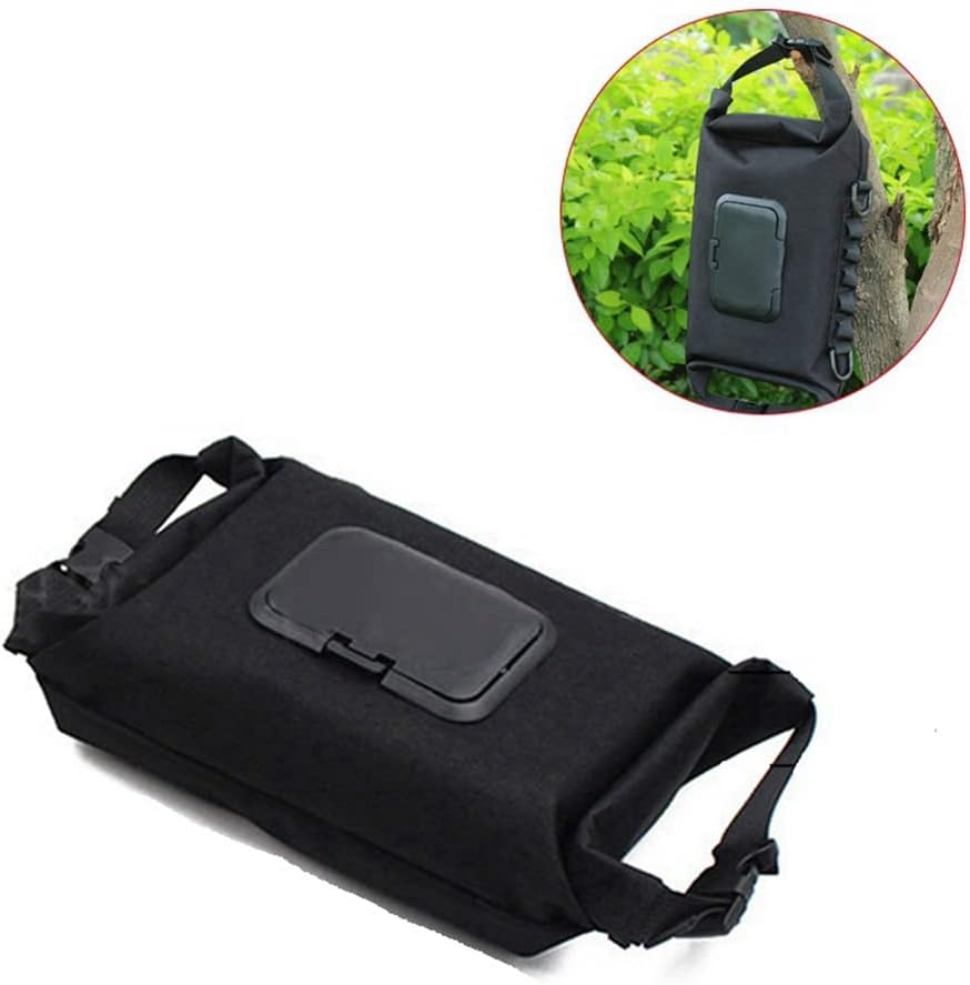 1 PCS Outdoor Wet Wipe Box Canvas Tissue Wipes Dispenser Hanging Bag Portable Tissue Bag Camping Hiking Picnic Backpack image number 3