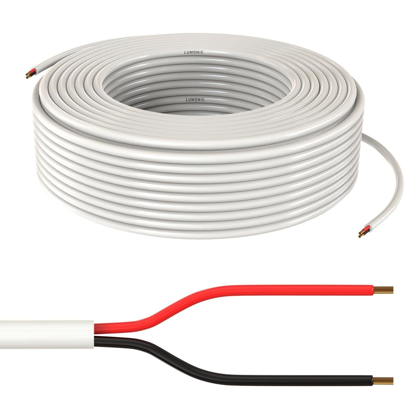 10 M RGBW LED Control Cable 5 X 0.34 Mm&sup2; Liyy Extension 5 Wire Power Cable White image number 3