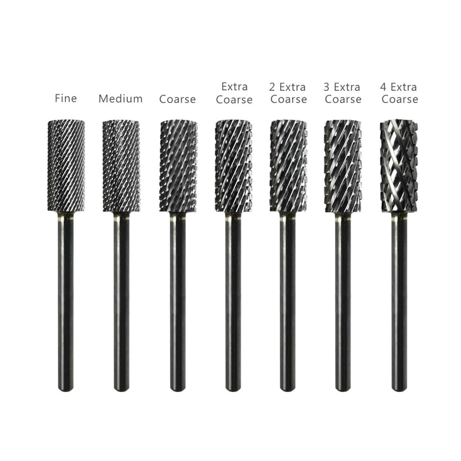 Small Barrel Bits 3/32 Carbide Nail Bit Milling Cutter for Manicure Nails Drills Accessories image number 4