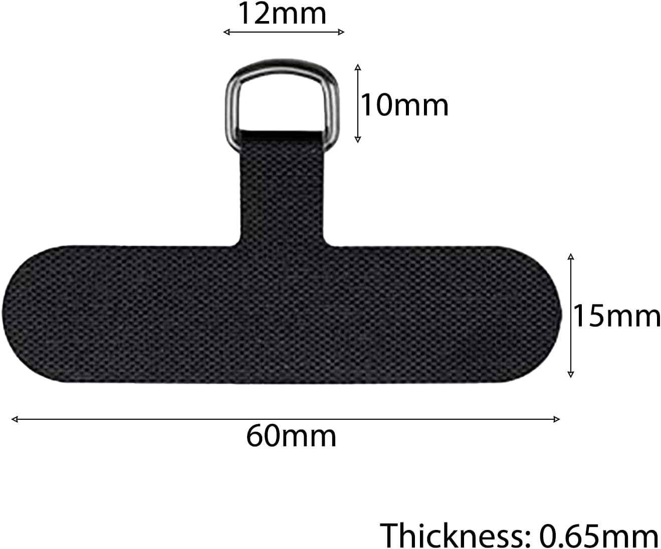 Luzcauwy 8Pcs Phone Tether Tab, Strong & Durable, Non-Pilling Phone Strap Replacement, Cell Phone Lanyard Patch for All Full Phone Cases, Perfect for Long-Term Use, Keeps Phone Secure image number 1