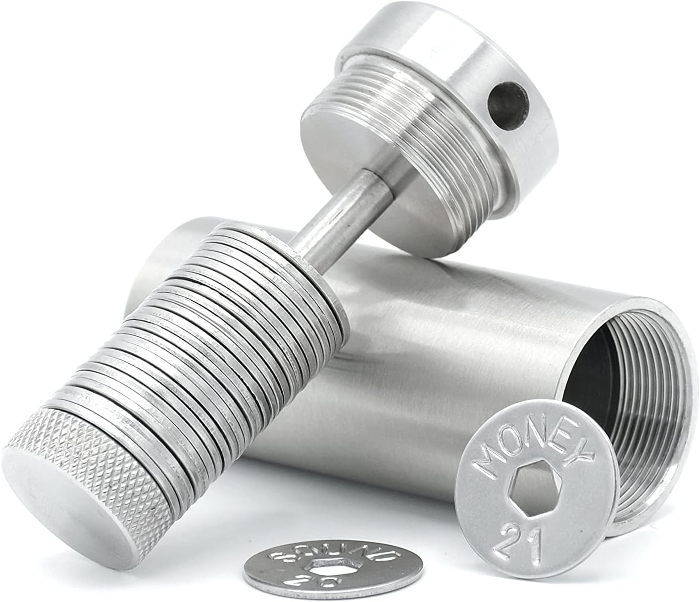 SEEDOR Safe Starter Kit &ndash; Bitcoin Steel Wallet, Seed Back-Up, Crypto Wallet, Recovery Phrase Offline Cold Storage, Compatible with Hardware Wallets like Coldcard, Ledger, Trezor