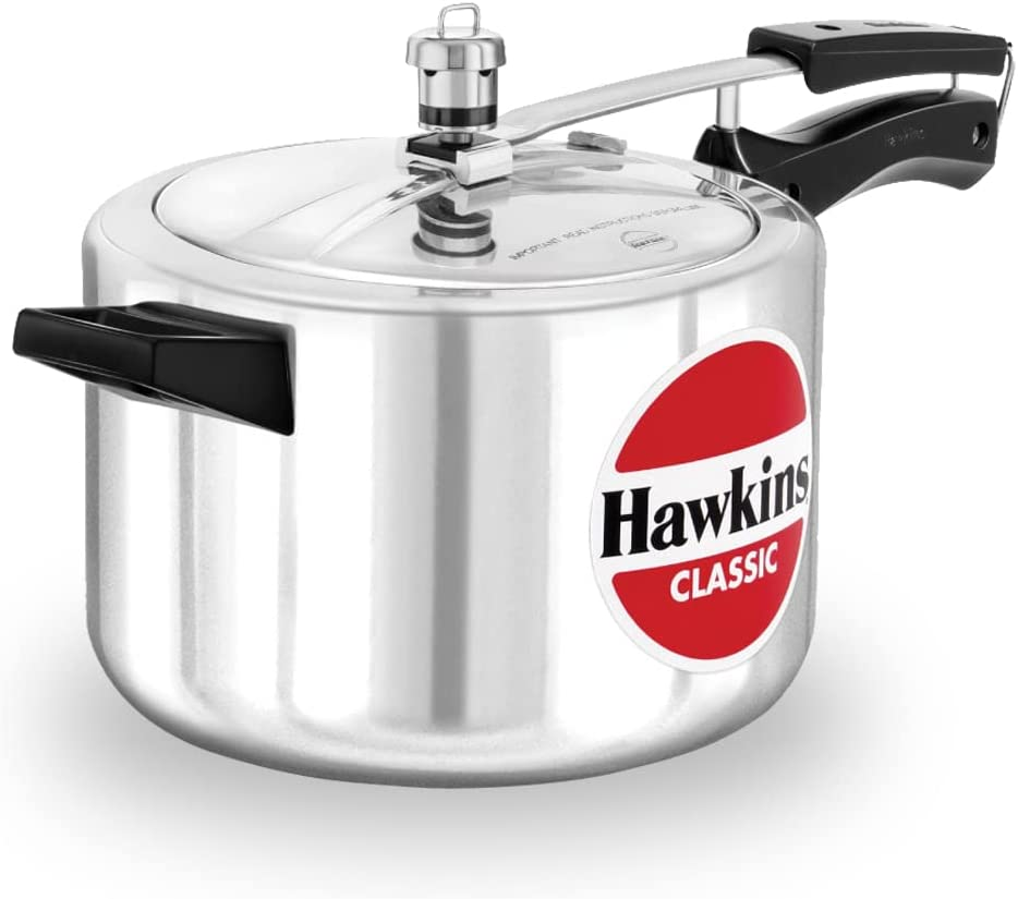 Hawkins Classic Aluminum Pressure Cooker, 5 L, Silver image number 5