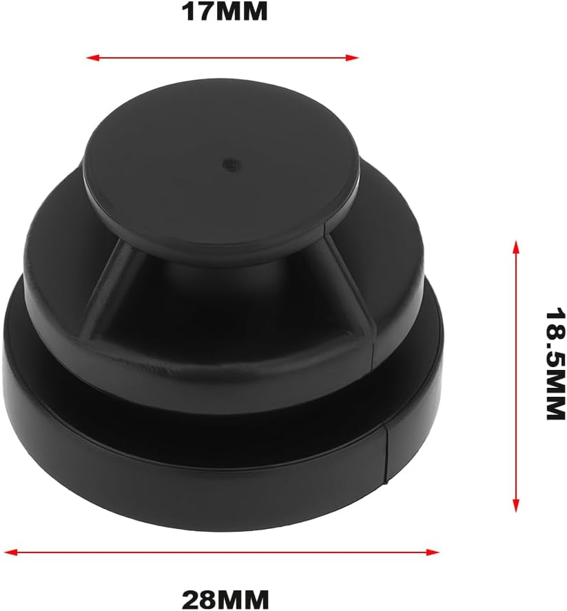 Emsea 4Pcs Car Engine Cover Insulator Rubber Mount Rubber Replacement Part P30110238 Compatible with Mazda 2 3 6 CX-3 CX-4 CX-5 Black