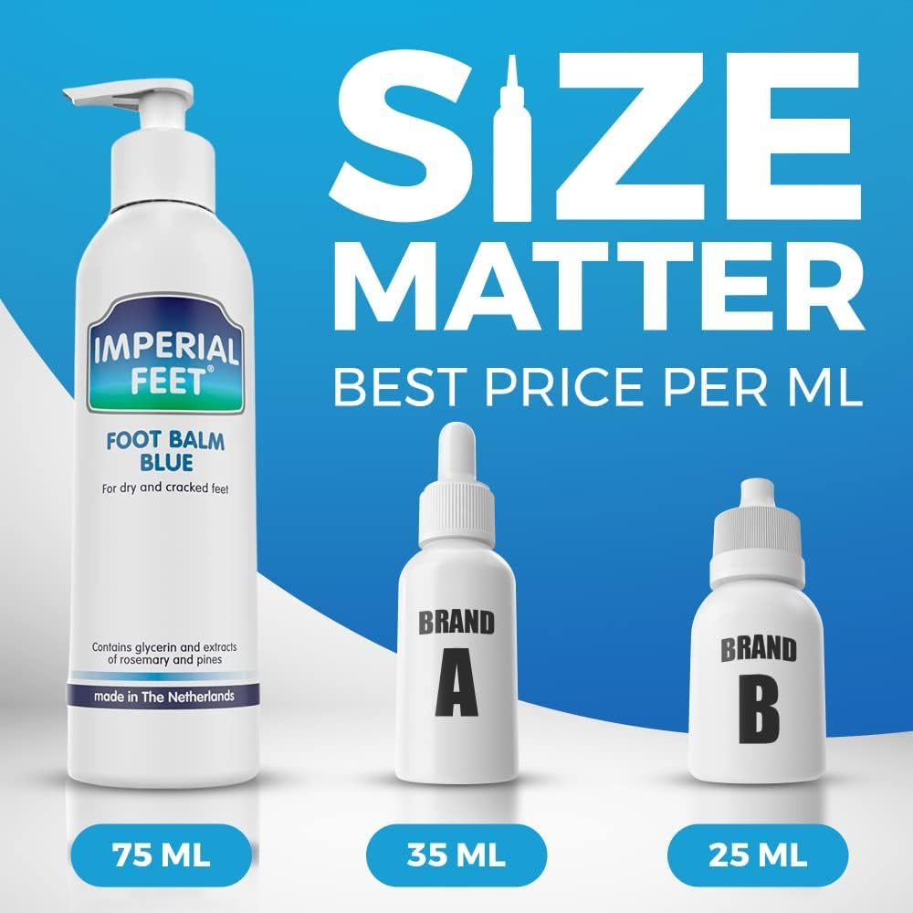 Imperial Feet Foot Balm Soft - Deep Moisturizing Cream for Dry Skin & Cracked Heels Repair - Honey & Yogurt Formula for Smooth Feet Remove Dead Skin-Hydrating, Fissures Treatment in Legs & Feet-150 ML