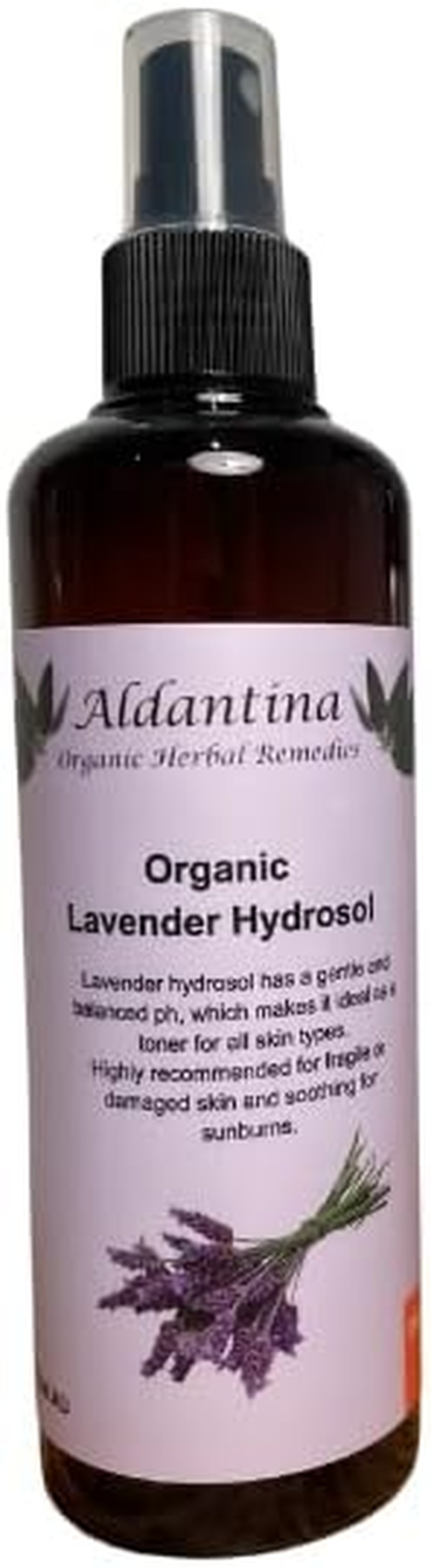 Organic Lavender Hydrosol (250 Ml) - Steam Distilled from Lavender Flowers - Made in Australia