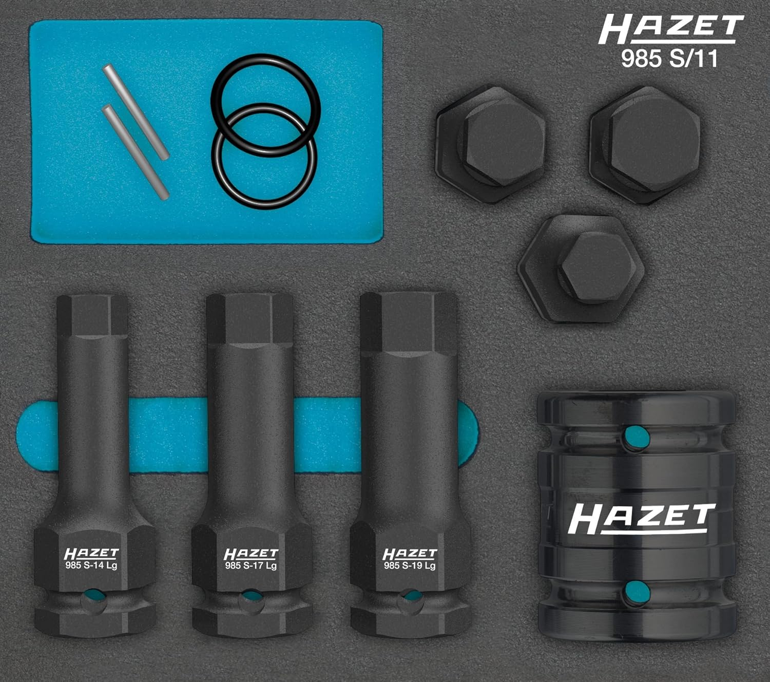 Hazet 985S/11 11Piece Impact Power Screwdriver Socket Set