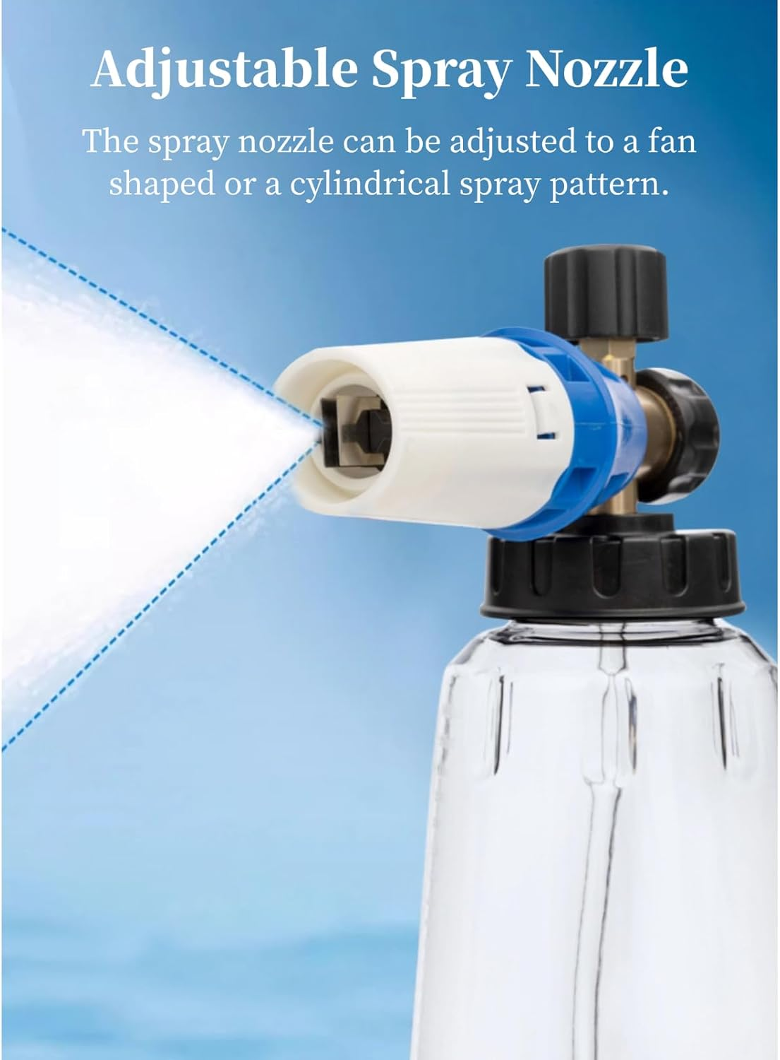 Foam Cannon for Pressure Washer, Snow Foam Cannon Car Wash Sprayer with 1/4 Inch Quick Connect, A4000PSI Wash Foam Sprayer, Car Washing Accessories image number 1