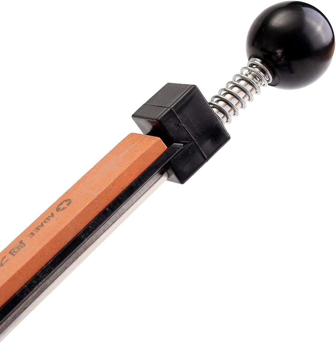 Meichoon Knife Sharpener System Professional Stainless Steel Kitchen Chef Fixed-Angle Sharpening Tools Kit with 4 Whetstones,Ue12