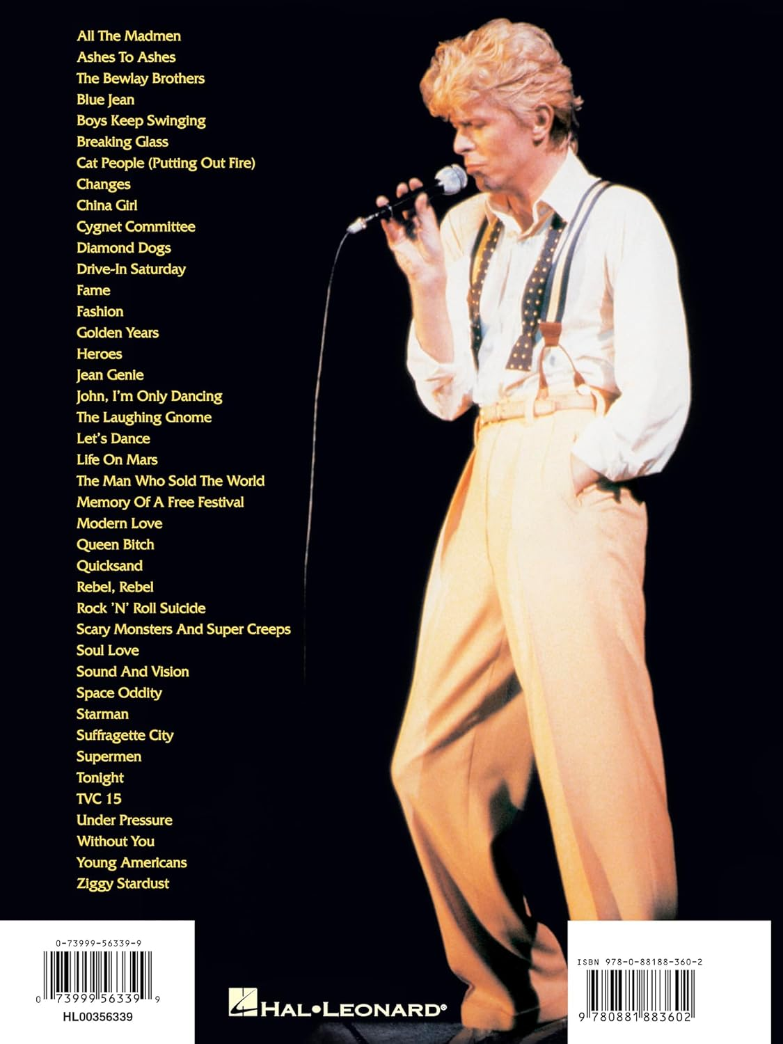 Hal Leonard David Bowie Anthology Songbook: Anthology of Songs from David Bowie for Piano-Vocal and Guitar image number 3