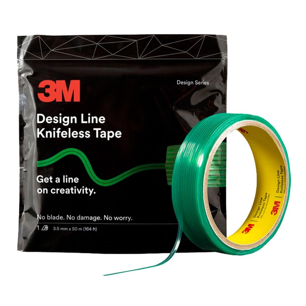 3M Design Line Knifeless Tape KTS-DL1 Green 3.5Mm X 50M