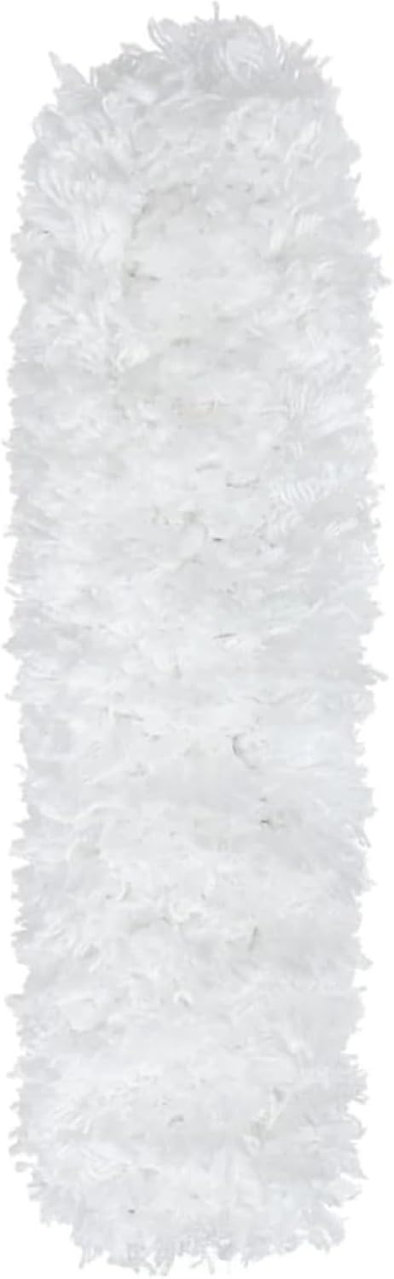 Full Circle Dust Whisperer Washable Microfiber Duster with Replaceable Head - Bendable | Machine Washable and Reusable | Ideal for Bookshelves, Blinds, Ceiling Fans, and More | White