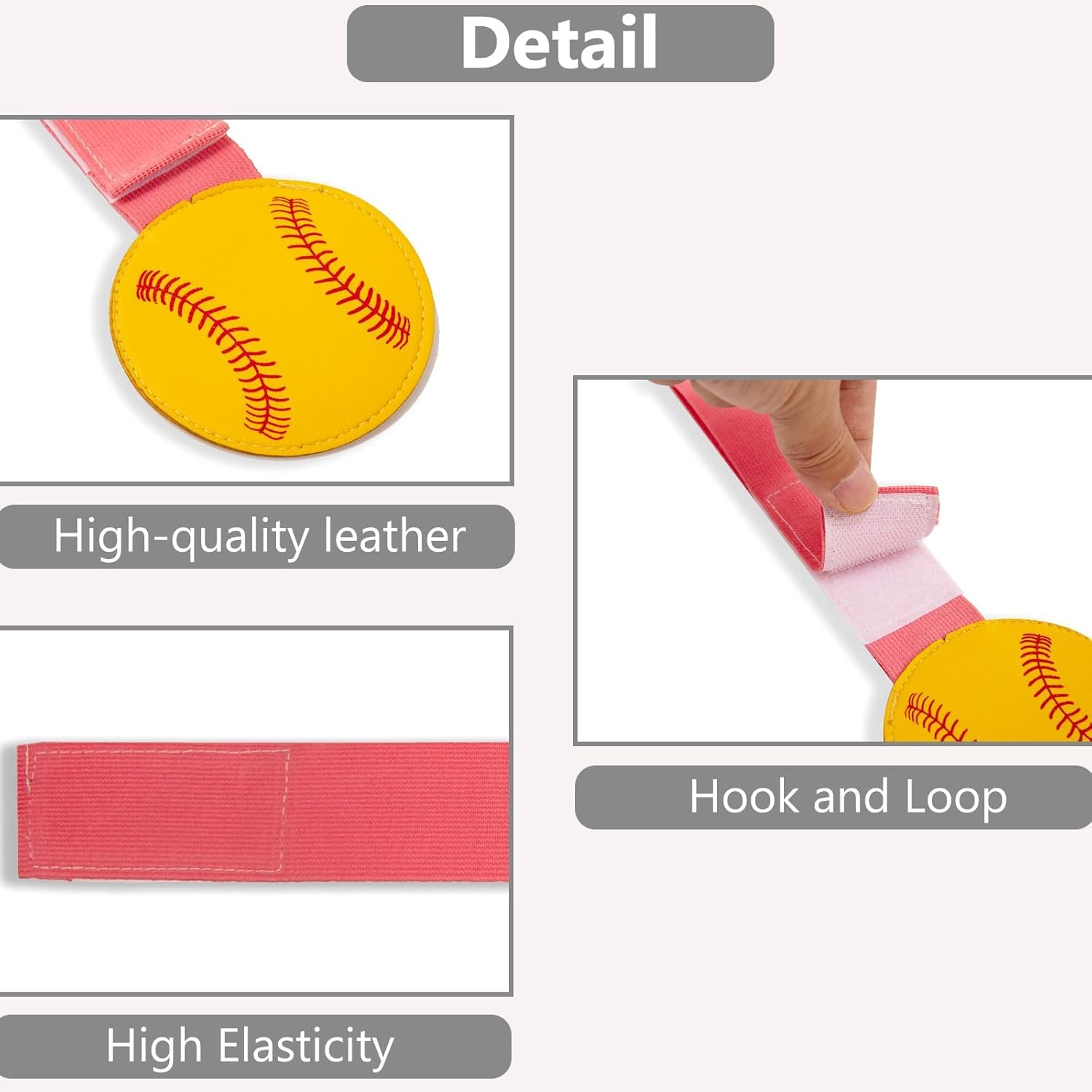 HDBHBH Circle Pitcher Training Aid &ndash; Elastic Softball Pitching Trainer Belt for Youth & Adults, Develops Correct Mechanics, Durable & Adjustable Softball Pitcher&rsquo;S Aid for Consistent Throws image number 2