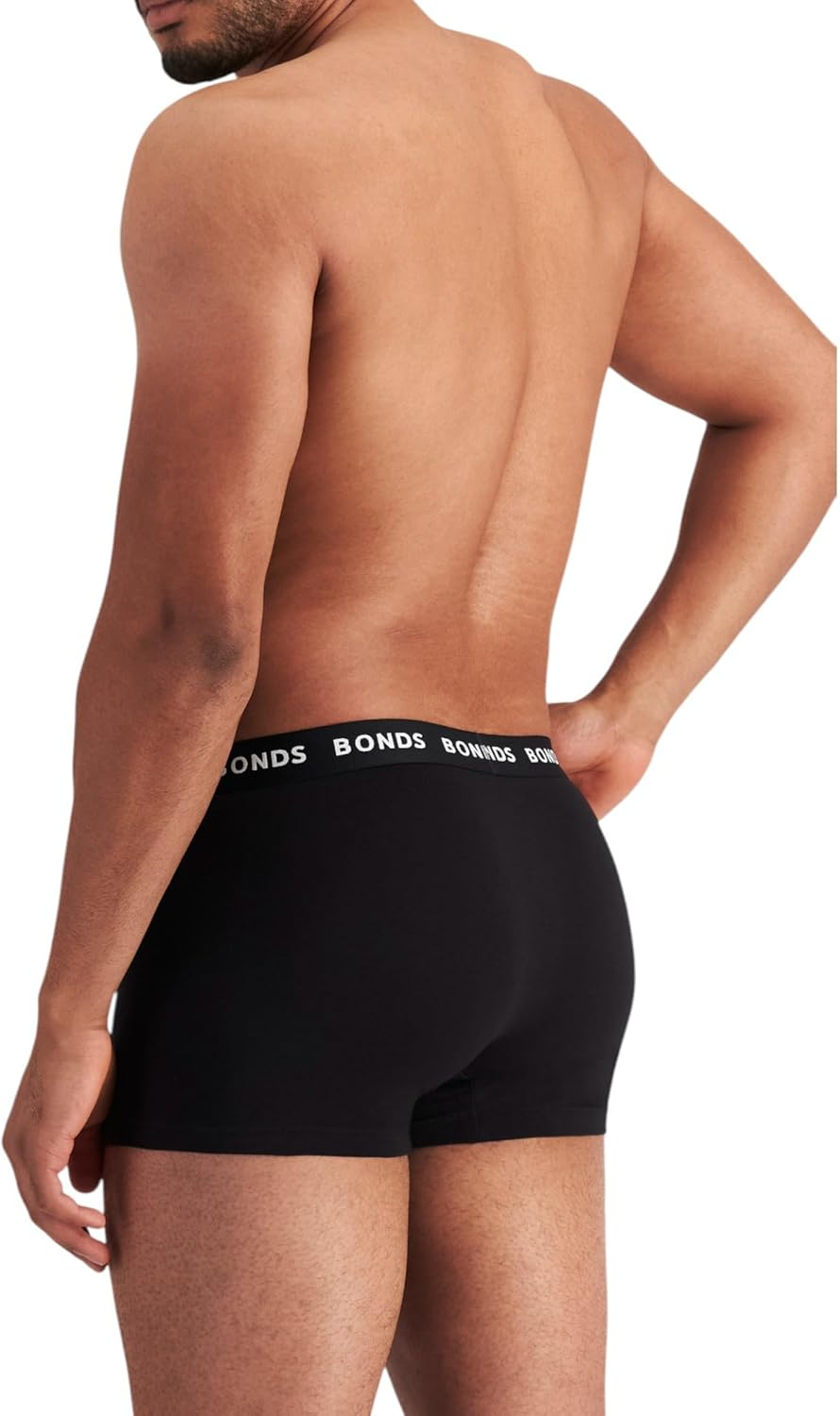 Bonds 5 X Mens Everyday Trunks Underwear Black Undies image number 2