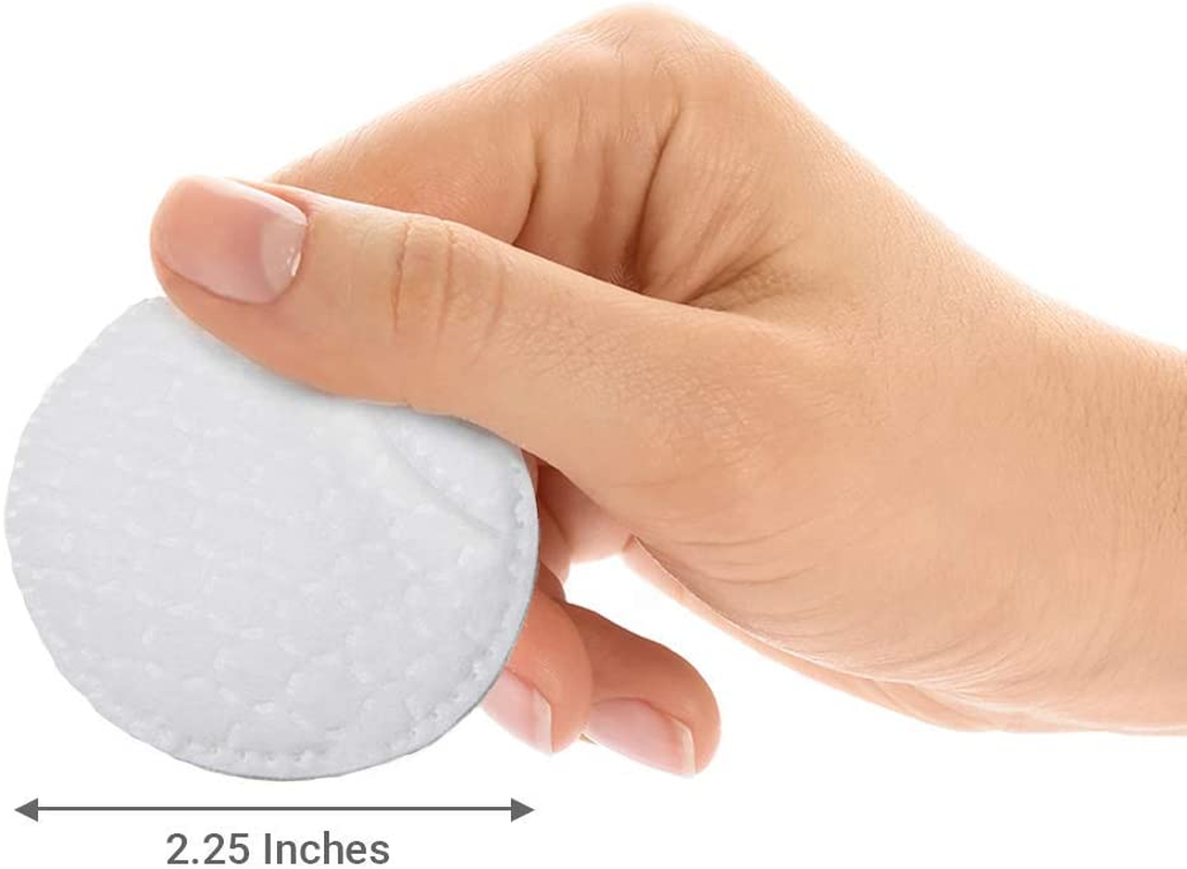 Forpro Premium Stitched Cotton Rounds (600-Count), 100% Pure Cotton Pads for Removing Makeup, Nail Polish and Cleansing Face, Pack of 6-100 Cotton Rounds