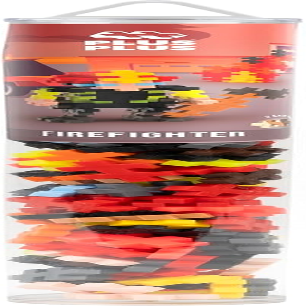 Plus-Plus Everyday Heroes Firefighter Building Block 100-Pieces Set image number 3