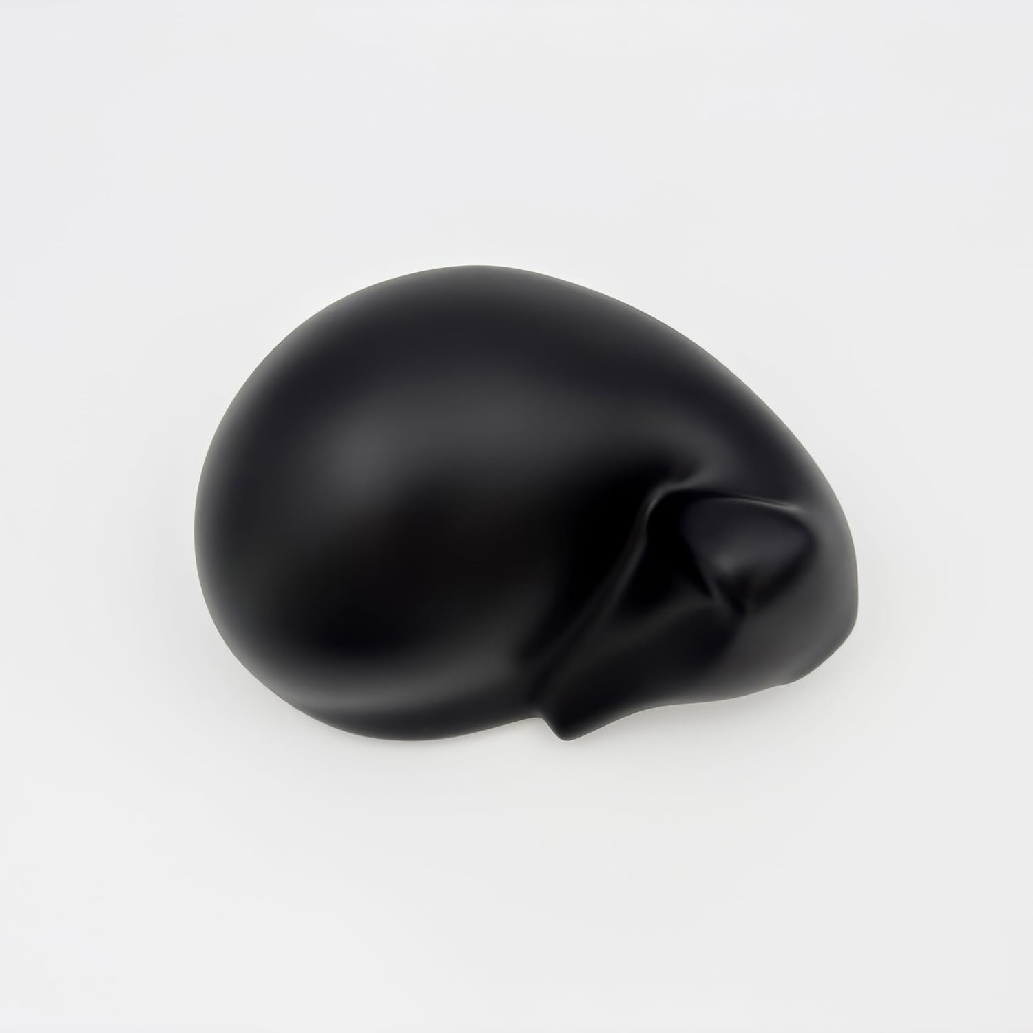 Comemori Sleeping Dog Urn for Ashes (Black) - Black image number 4