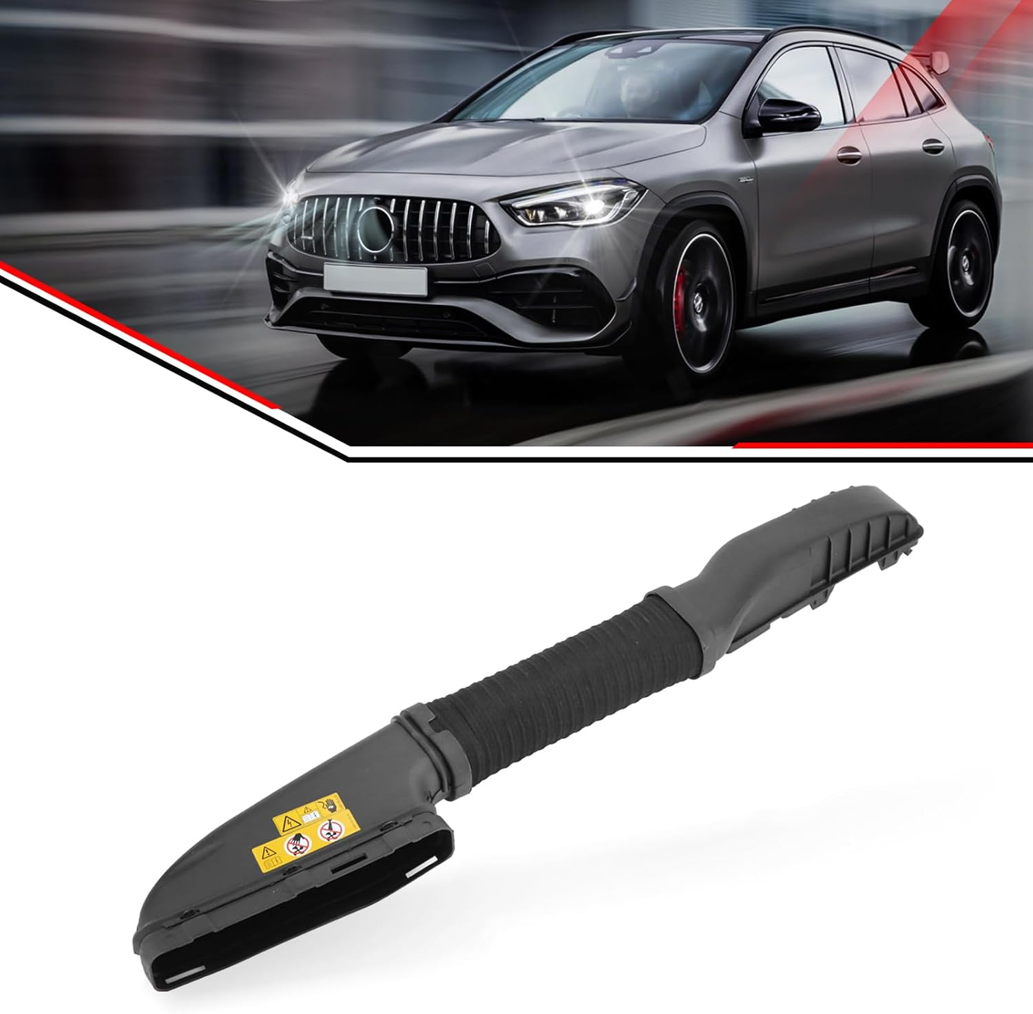 BINB ROAD Car Air Intake Hose Tube 2700900382 2700900100 Compatible with Mercedes-Benz CLA250 GLA250 GLA45 AMG Black