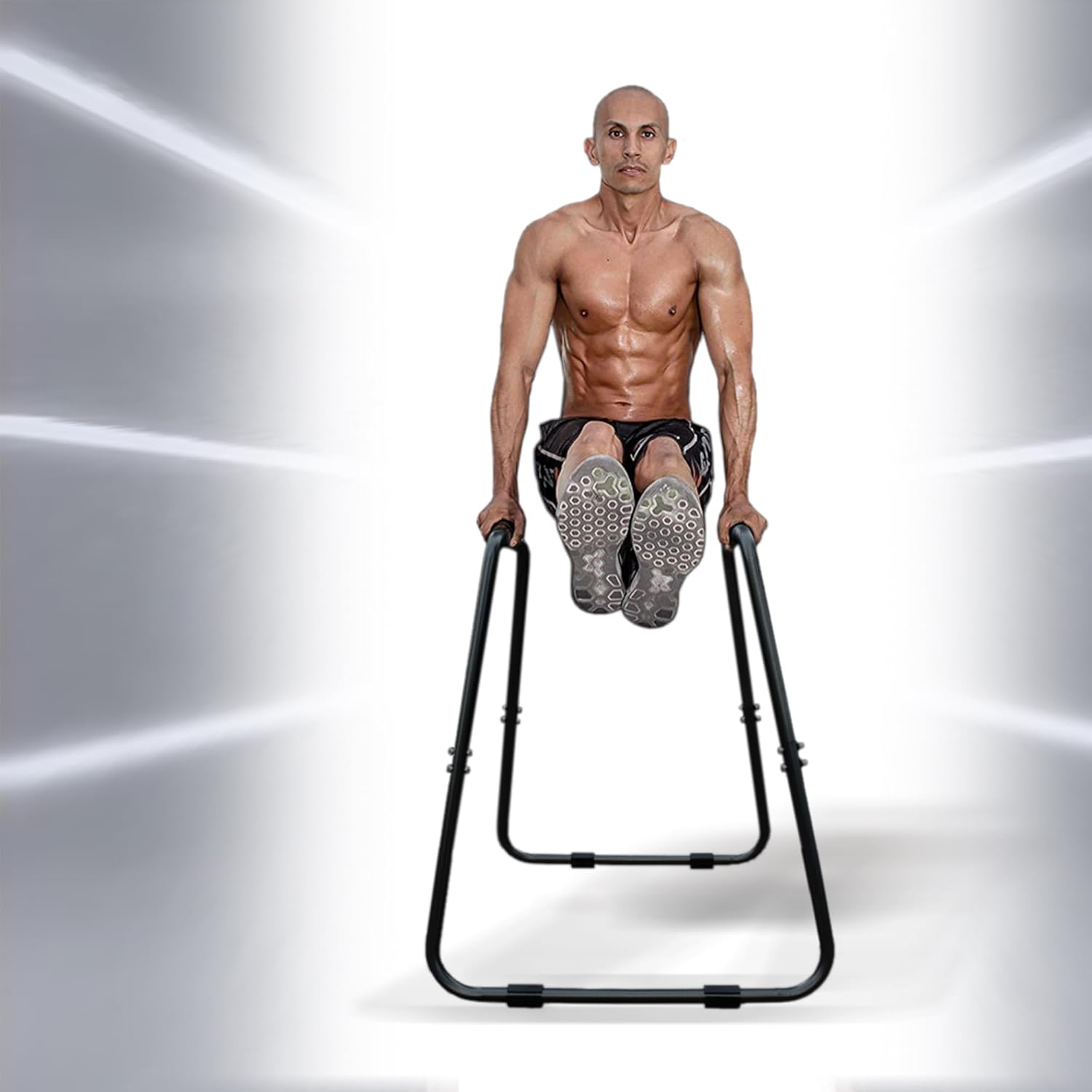 Fitness Master Parallel Bars Chin-Up Standing Pull up Multi-Function Dip Station image number 4