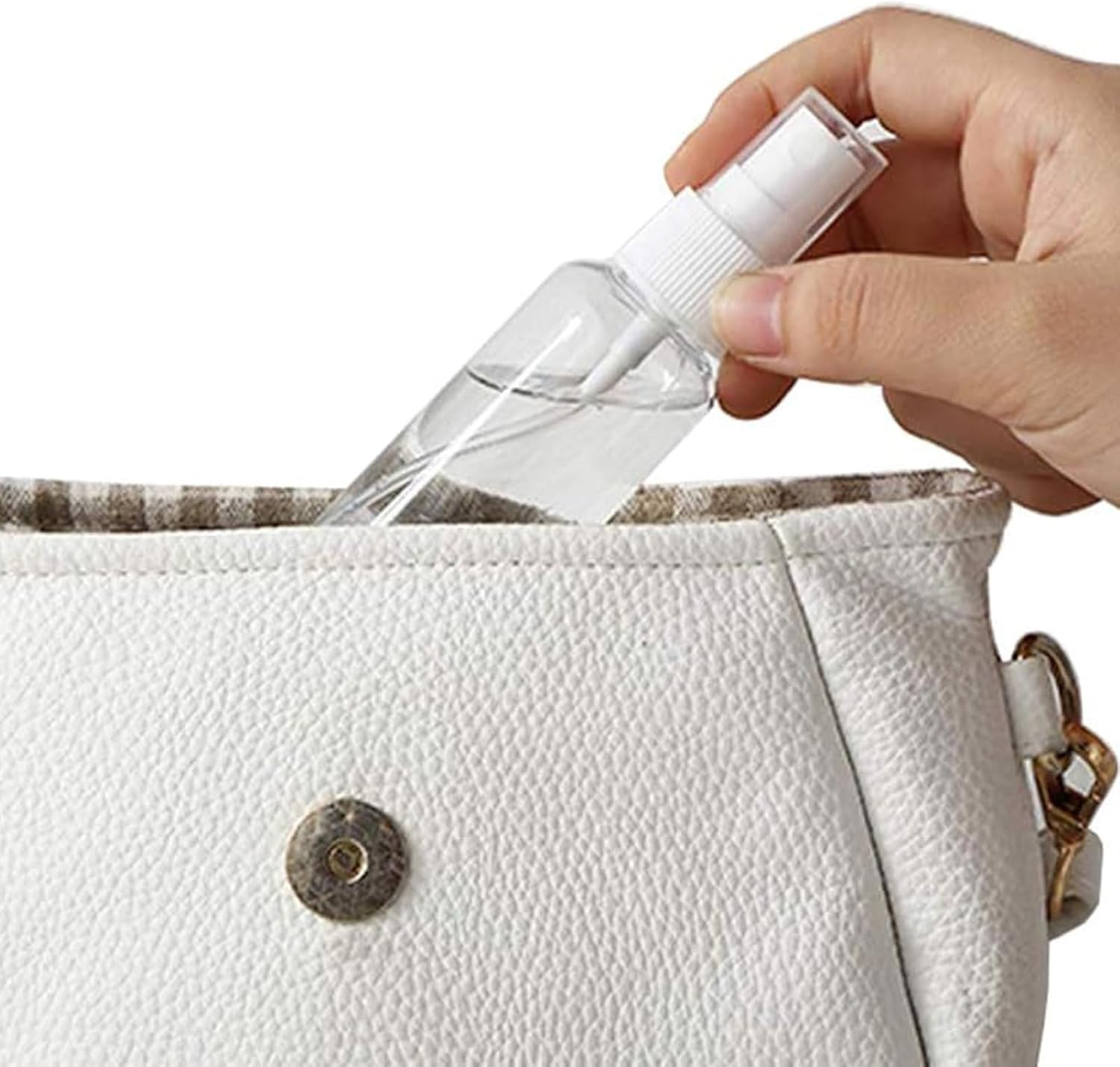 3 PACK 2 Oz Small Plastic Spray Bottles, Empty Spray Plastic for Hair, Plants, Perfume - Fine Mist, Travel Size Empty Bottles image number 1