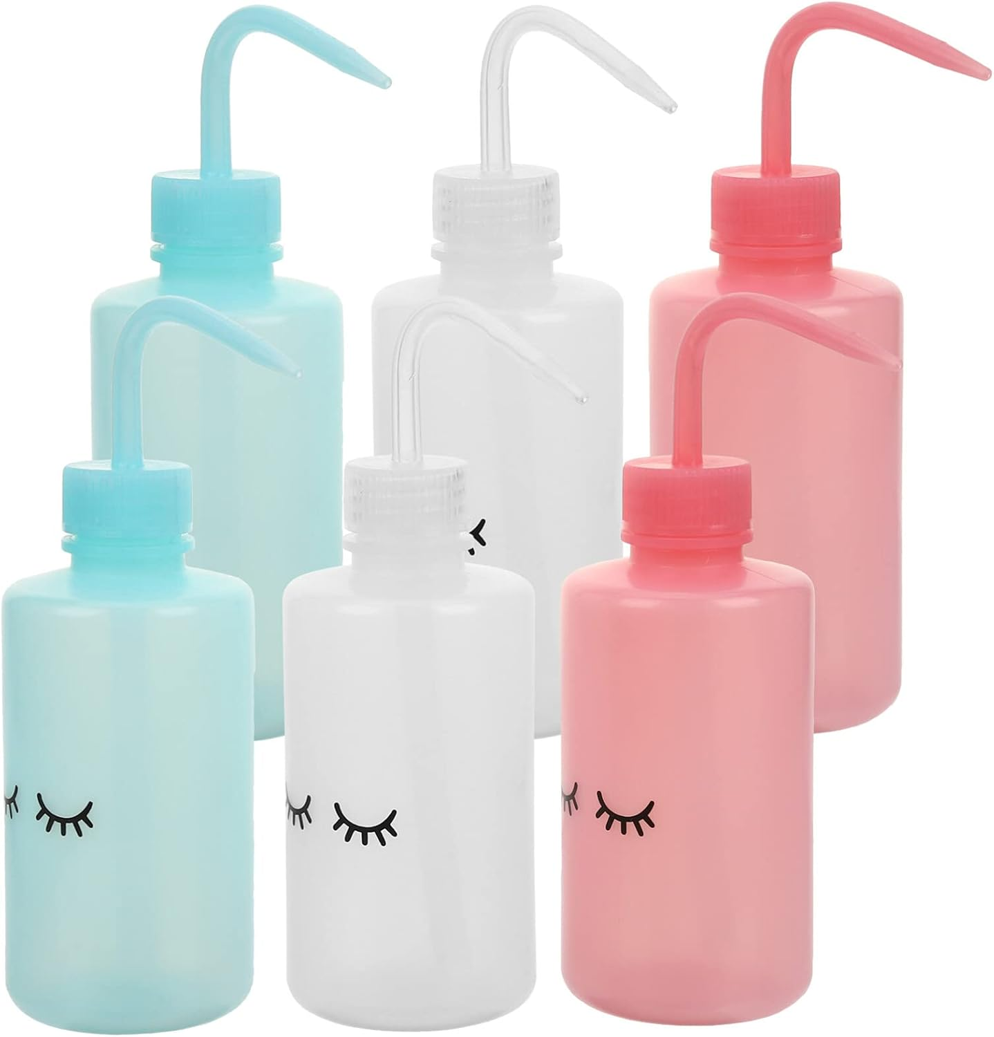 FRCOLOR 6Pcs Elbow Bottle Plastic Squeeze Bottle for Supplies and Small Indoor Gardening image number 2