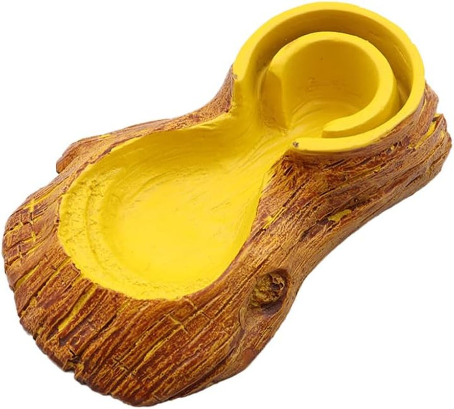 NUZAMAS Reptile Water Basin Automatic Waterer Dispenser Reptile Water Feeder Turtle Feeding Food Dish for Reptile Amphibians Tortoise Lizard Hamster image number 6