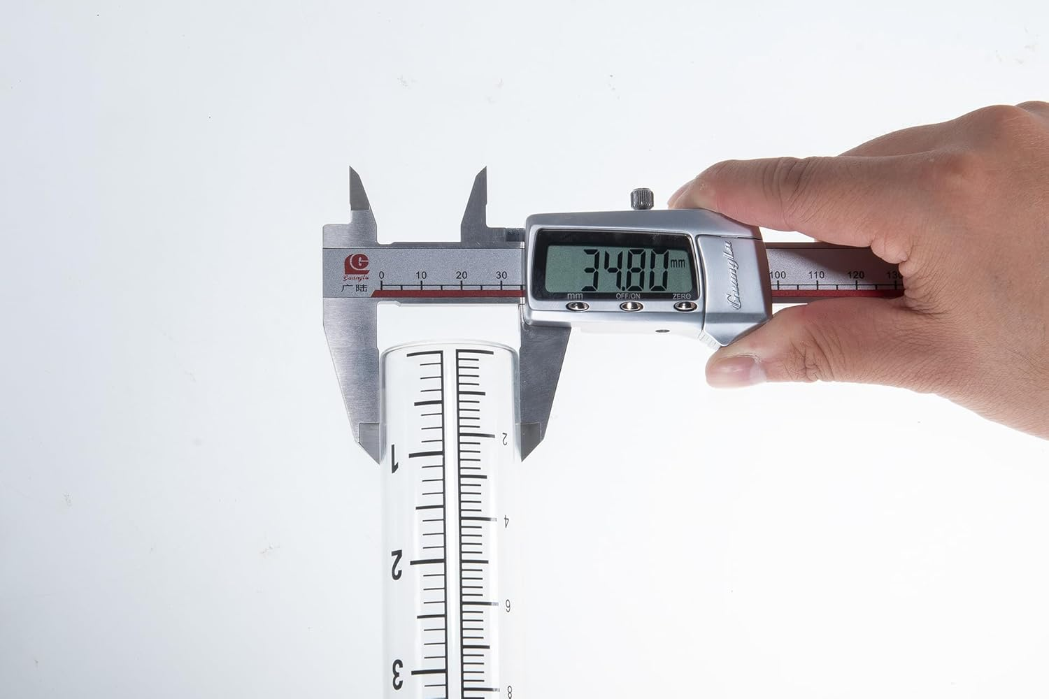 5" Capacity Rain Gauge Glass Replacement Tube, Lip Design, Great for Yard Garden Outdoor Home (2) image number 4