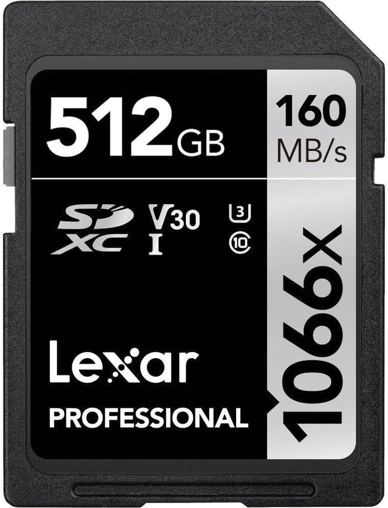Lexar Professional 1066X SDXC SD Card, 512 GB Capacity image number 1