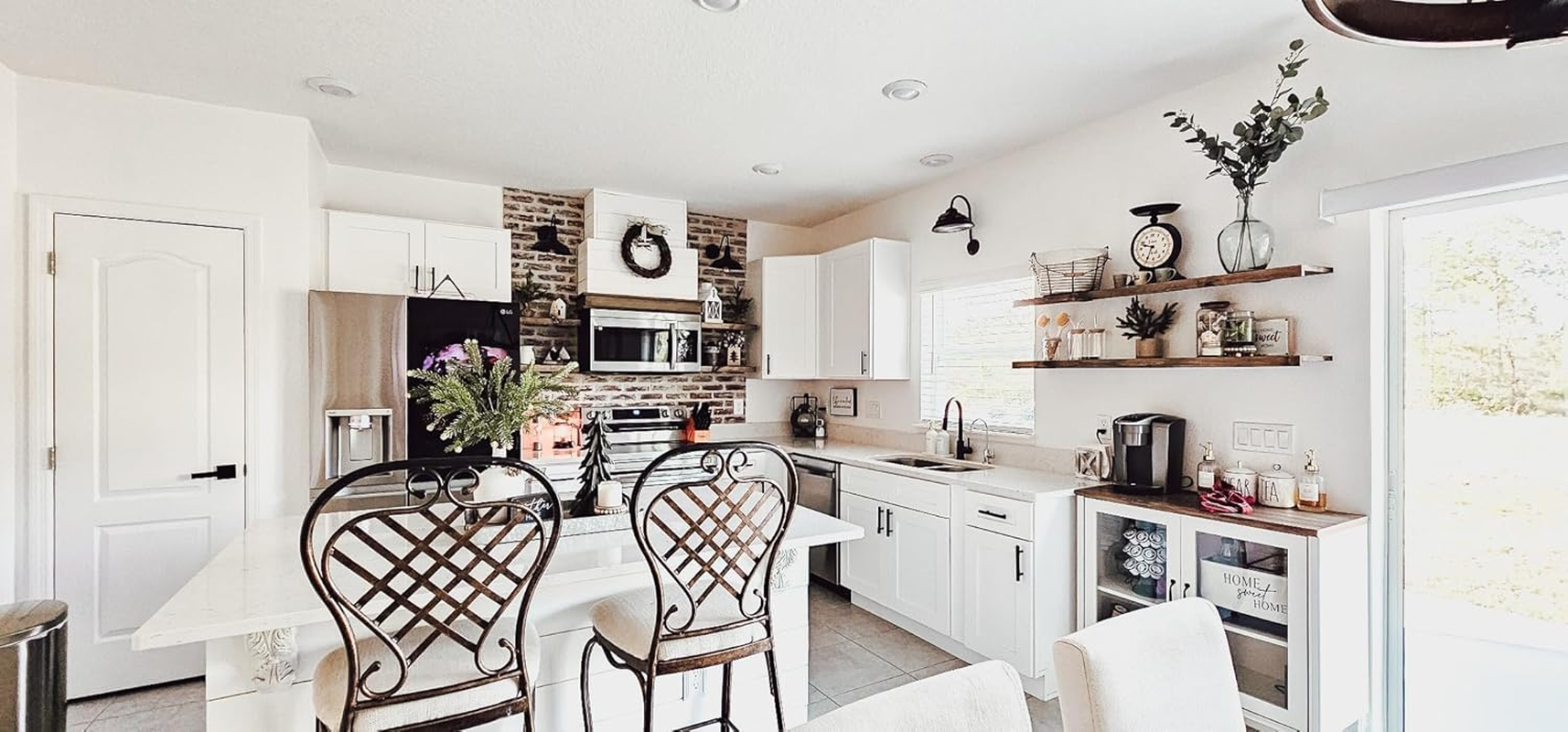 Shelf Bracket, 6 Pack 8 Inch Long L-Shaped Floating Shelf Bracket, Heavy Duty Shelf Bracket, 1/5-Inch Thick Metal Wall Shelf, 160 Lb Weight Capacity, Wood Shelf Support DIY Bracket (Matte Black) image number 3