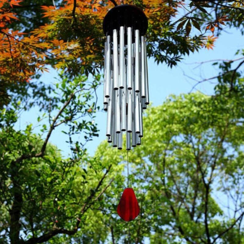 AIMALL Large Deep Tone Windchime Chapel Bell Wind Chimes Outdoor Garden Home Decor, G-Major Pentatonic Scale, 33.5-Inch Height, 7.5-Inch Diameter image number 1