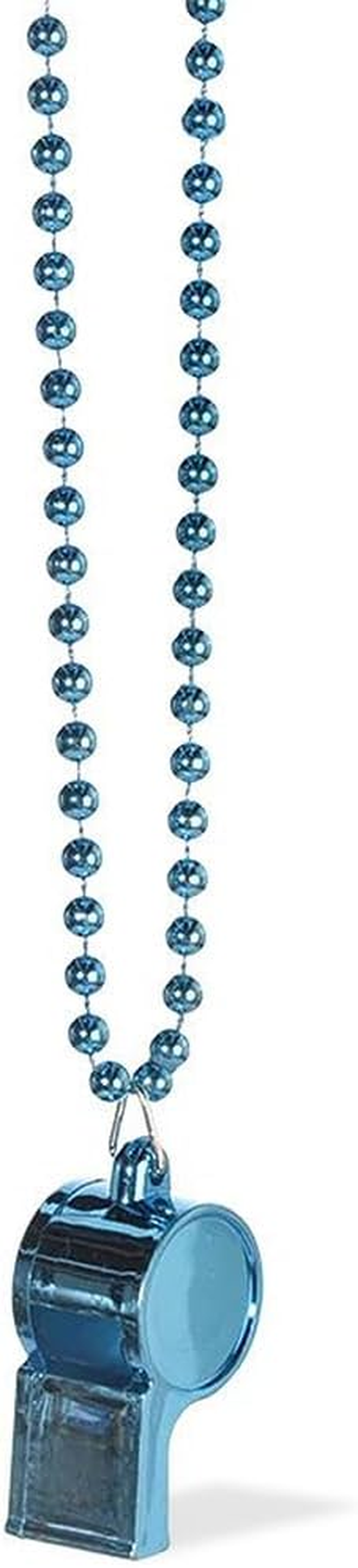 Amscan Whistle on Chain Necklace, Black