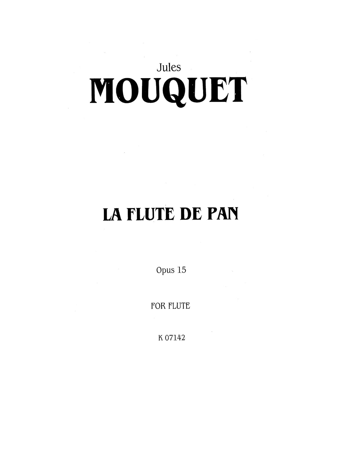 La Flute De Pan, Op. 15: 0 image number 3