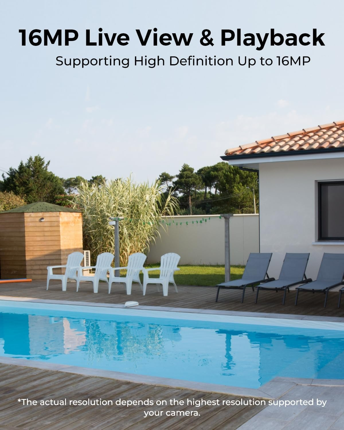 Reolink Home Hub, House Security Systems, Expandable Local Storage, 2.4/5Ghz Wi-Fi 6, up to 16MP Motion Recording & Playback, Encryption Algorithm, 64GB Microsd Card Included, No Monthly Fee image number 1