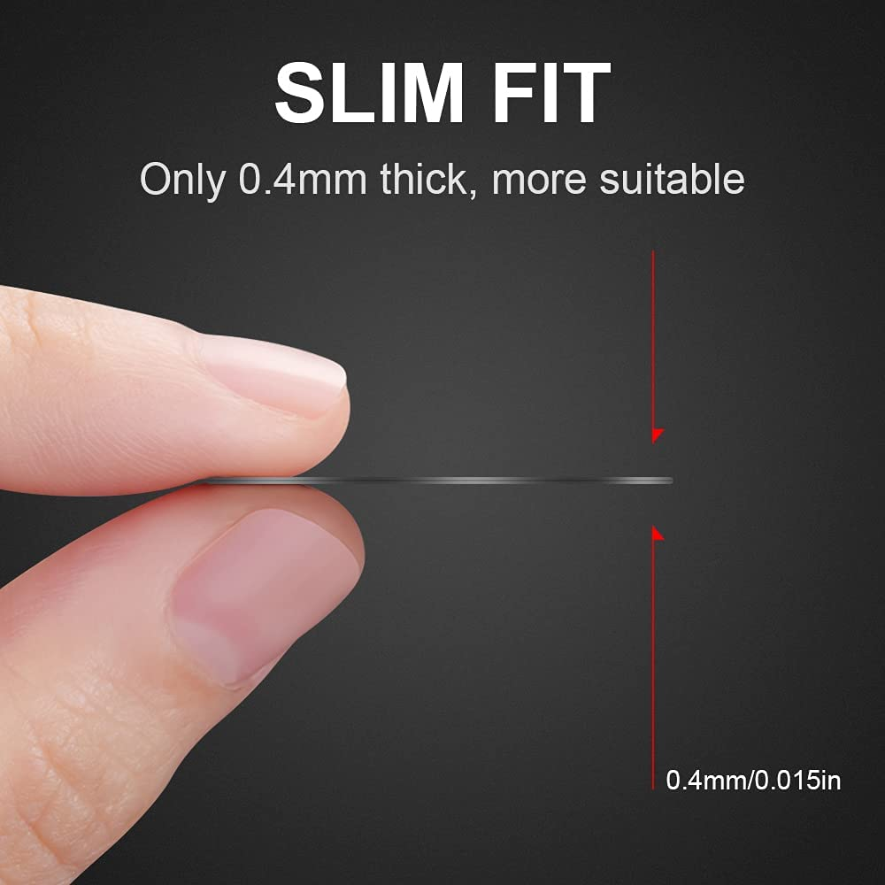 [8 Pack] Magnetic Car Mount Holder Metal Plates, TIQUS 40Mm round Black Universal Replacement Mount Metal Plate Kit with Adhesive for Magnetic Car Mount Cell Phone Holder image number 6