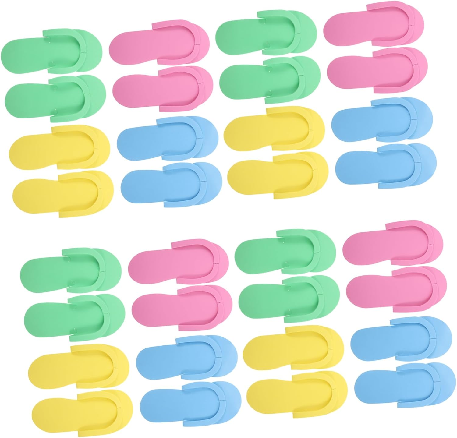 Anneome Disposable EVA Shower Slippers Bulk for Women Men Quick Dry Foldable Travel Sandals Portable Nail Salon Spa Hotel Slides