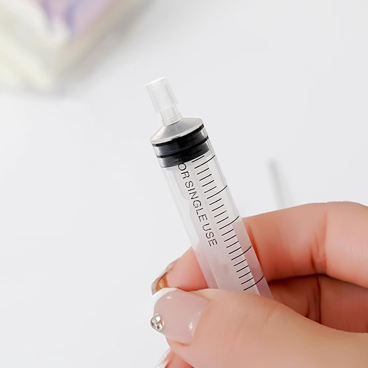 TEHAUX 50Pcs Perfume Syringe Adapter Liquid Dispenser Transfer Adapter for Refill Applicator Syringe Suitable for Travel and Cosmetic Use image number 4